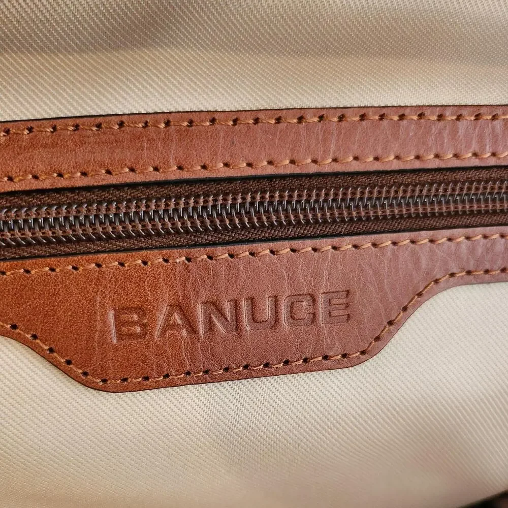 Banuce Italian Full Grain Leather Doctor Bag NEW